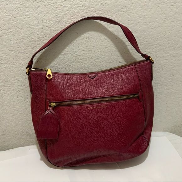 MARC by  MARC JACOBS 'Gotham' Pebbled Leather Hobo Bag - Picture 4 of 13